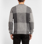 Thumbnail for your product : Alexander McQueen Check Mohair and Wool-Blend Sweater