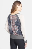 Thumbnail for your product : Sanctuary Blouson Mixed Media Pullover