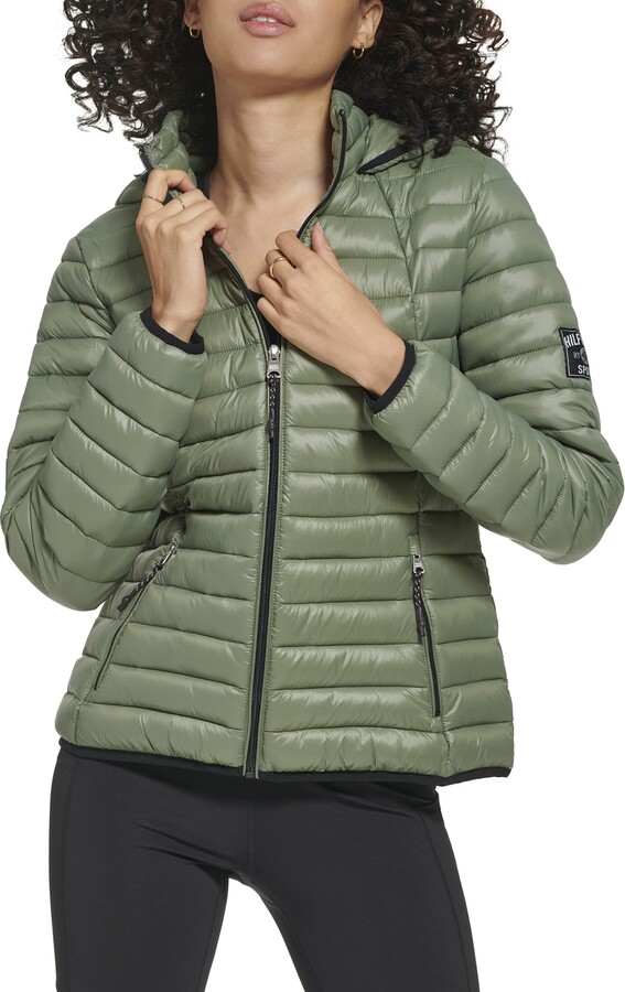 Tommy Hilfiger Women's Green Jackets on Sale | ShopStyle