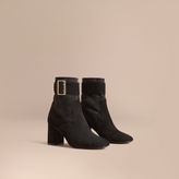 Thumbnail for your product : Burberry Buckle Detail Kidskin Boots