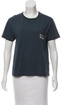 Thumbnail for your product : MAISON KITSUNÉ Short Sleeve Logo T-Shirt w/ Tags
