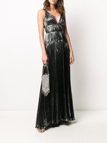 Thumbnail for your product : Maria Lucia Hohan Ayana metallic-sheen dress