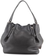 Thumbnail for your product : Burberry Maidstone Tote Leather and House Check Canvas Medium