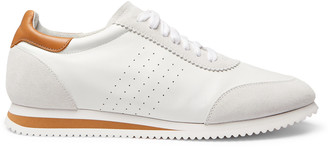 Brunello Cucinelli Leather And Suede Sneakers