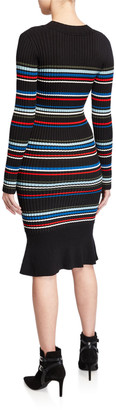 Parker Bruna Knit Striped Dress