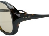 Thumbnail for your product : Gucci Oversized Aviator-Sized Glasses