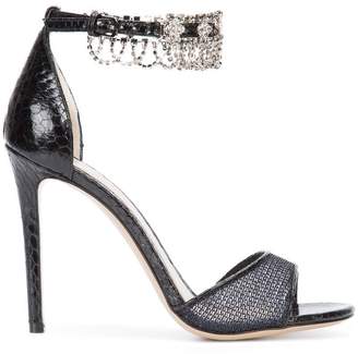 Monique Lhuillier crystal embellished sandals