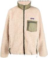 Thumbnail for your product : Readymade Shearling Logo-Patch Detail Jacket