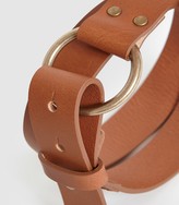 Thumbnail for your product : Reiss CARRIE LEATHER STRAP BELT Tan