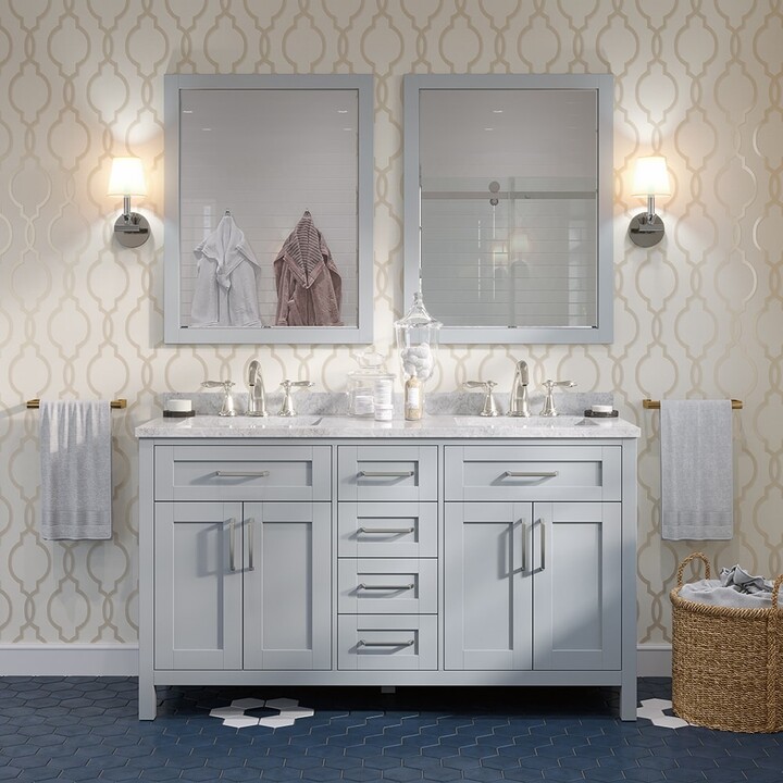 Ove Decors Tahoe 60 Dove Grey Vanity, Ove Decors Tahoe 60 In Bathroom Vanity With Mirror Dove Grey