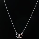 Thumbnail for your product : Stanley Creations Interlocking Circles Pendant Necklace - Sterling Silver