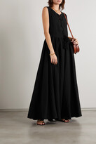 Thumbnail for your product : Fil De Vie Althea Tasseled Linen Maxi Dress - Black
