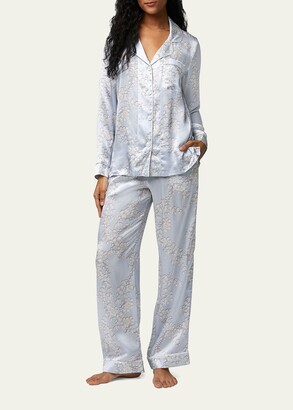 Bedhead Pajamas Floral-Print Silk Pajama Set