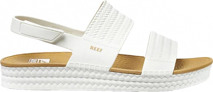 Women's Water Vista Sandals In White/tan Synthetic