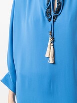 Thumbnail for your product : Max Mara Tassel-Detail Kaftan Dress