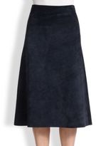 Thumbnail for your product : Theory Janheem Suede A-Line Skirt