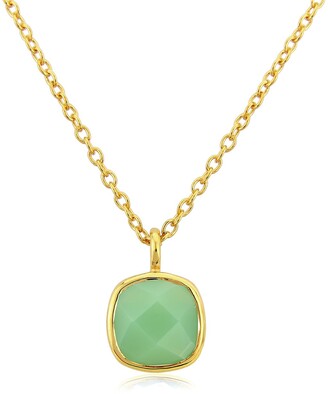 Auree Jewellery - Brooklyn Gold Vermeil & Rose Quartz Necklace