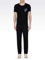 Thumbnail for your product : Giorgio Armani Trousers In Technical Fabric With Laser-Cut Detail
