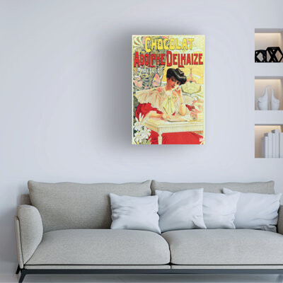 Belgian School Adolphe Delhaize Chocolate, C.1900 Canvas Art