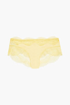 Thumbnail for your product : Simone Perele Scalloped Stretch-jersey And Lace Low-rise Briefs
