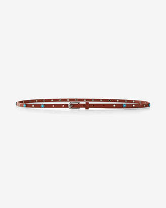 Express Turquoise Studded Belt
