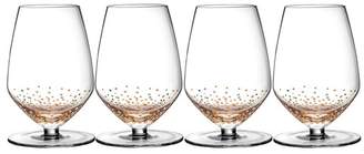 American Atelier American Atelier Gold Luster Set of 4 Wine Glasses