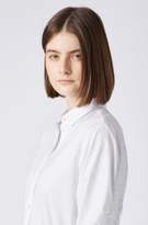 Thumbnail for your product : BOSS Shirt-style blouse in cotton poplin with smocked sleeves