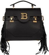 Thumbnail for your product : Balmain B-Buzz 23 Logo Leather Bag