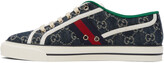 Thumbnail for your product : Gucci Blue Denim GG 'Gucci Tennis 1977' Sneakers