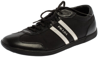 Prada Sneakers Nylon Leather Men Shop The World S Largest Collection Of Fashion Shopstyle