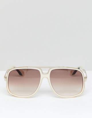 Marc Jacobs aviator sunglasses in ivory