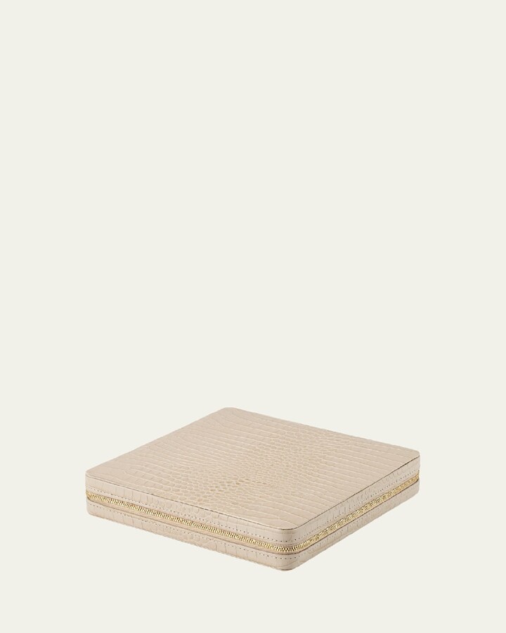 Enzo Leather Travel Tic-Tac-Toe Set