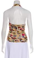 Thumbnail for your product : Dolce & Gabbana Silk Halter Top