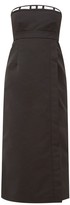 Thumbnail for your product : Rochas Corseted Strapless Satin Dress - Black