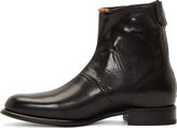 Thumbnail for your product : Paul Smith Black Dip-Dyed Leather Claude Boots
