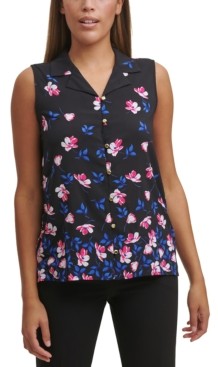 macy's calvin klein petite tops
