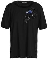 Thumbnail for your product : Markus Lupfer Embellished Cotton-Jersey T-Shirt