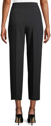 Theory City Pants Tapered-Leg Cropped Prospective Light Pants