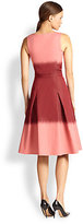 Thumbnail for your product : Carolina Herrera Jacquard Ikat-Stripe Dress