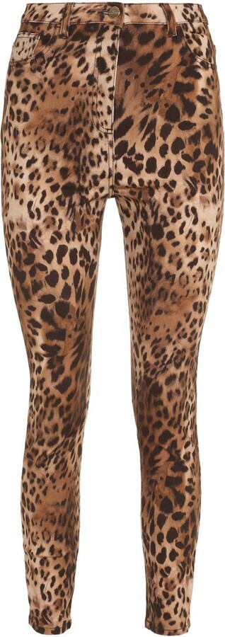 Leopard Print Skinny Jeans | ShopStyle