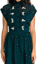 Thumbnail for your product : Anna Sui Cat and Birdcage Dress