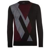 Thumbnail for your product : Pierre Cardin Mens Crew Argyle Jumper Sweater Pullover Long Sleeve Neck Regular