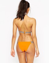 Thumbnail for your product : ASOS FULLER BUST Exclusive Contrast Lattice Bikini Bottom