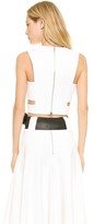 Thumbnail for your product : Josh Goot Cutout Harness Crop Top