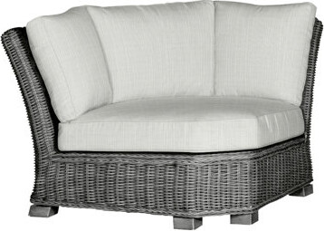 Summer Classics Rustic N-Dura Resin Wicker Outdoor Sectional Corner
