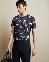 Thumbnail for your product : Ted Baker Floral Print Cotton T-shirt