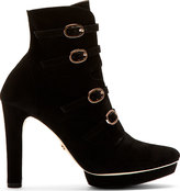 Thumbnail for your product : Repetto Black Suede Alba Ankle Boots