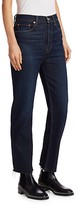 Thumbnail for your product : RE/DONE Comfort-Stretch High-Rise Stovepipe Distressed Jeans