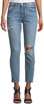 Thumbnail for your product : Levi's Premium 501 Distressed Ankle Skinny Jeans