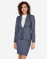 Thumbnail for your product : Express Petite Notch Collar One Button Jacket